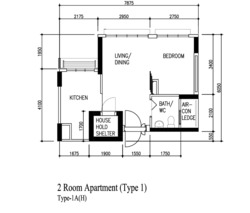 Blk 128B Eastcrown @ Canberra (Sembawang), HDB 2 Rooms #634474261